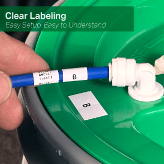 Hang-Ten 2-Bucket Medium-Pressure Aeroponic System (Expandable