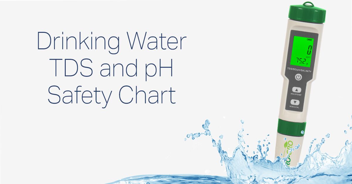 TDS and pH Levels in Drinking Water - Chart - Aero-Gro